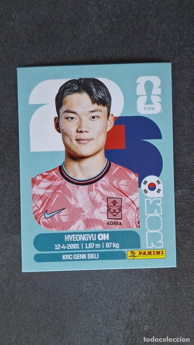 Cromos de F&uacute;tbol: L1 HYEONGYU OH SELECCION KOREA DEL SUR 20 MUNDIAL FIFA WORLD CUP 2026 PANINI NUNCA PEGADO SIN PEGAR