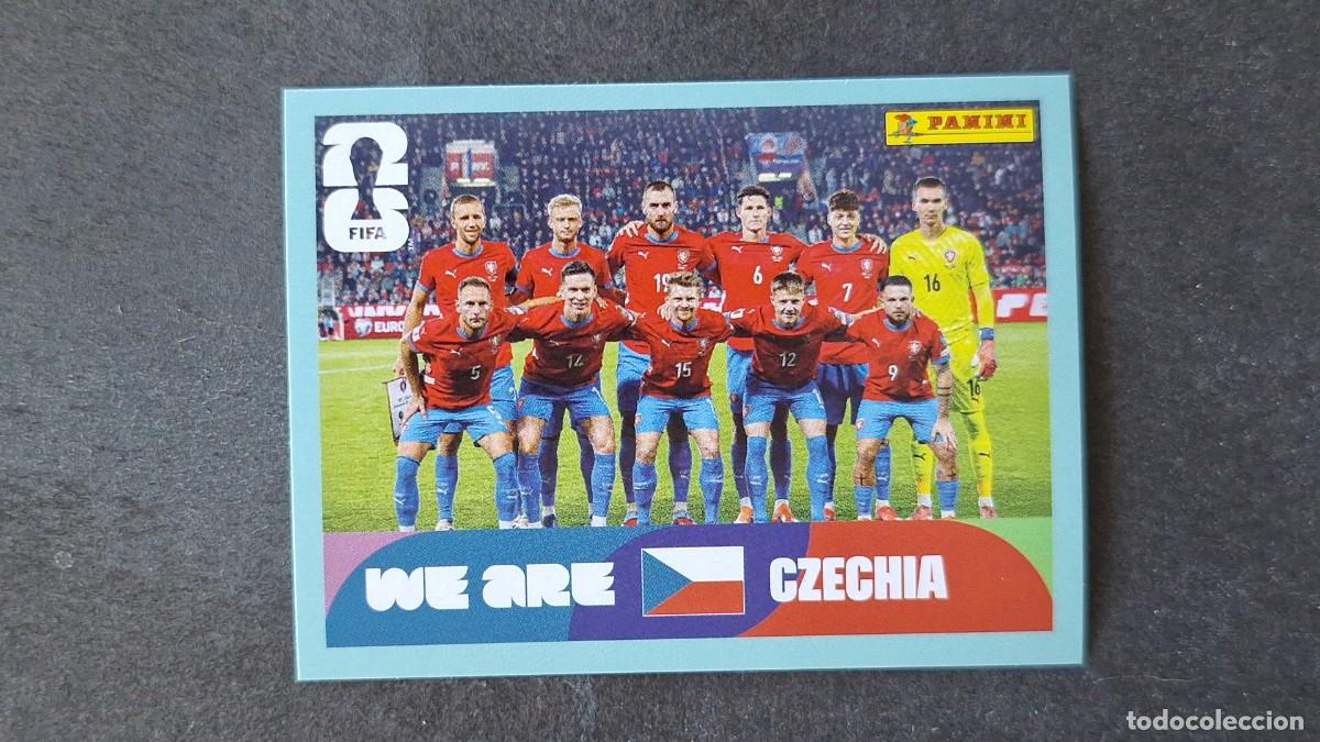 Cromos de F&uacute;tbol: L1 EQUIPO SELECCION REPUBLICA CHECA 13 MUNDIAL FIFA WORLD CUP 2026 PANINI NUNCA PEGADO SIN PEGAR