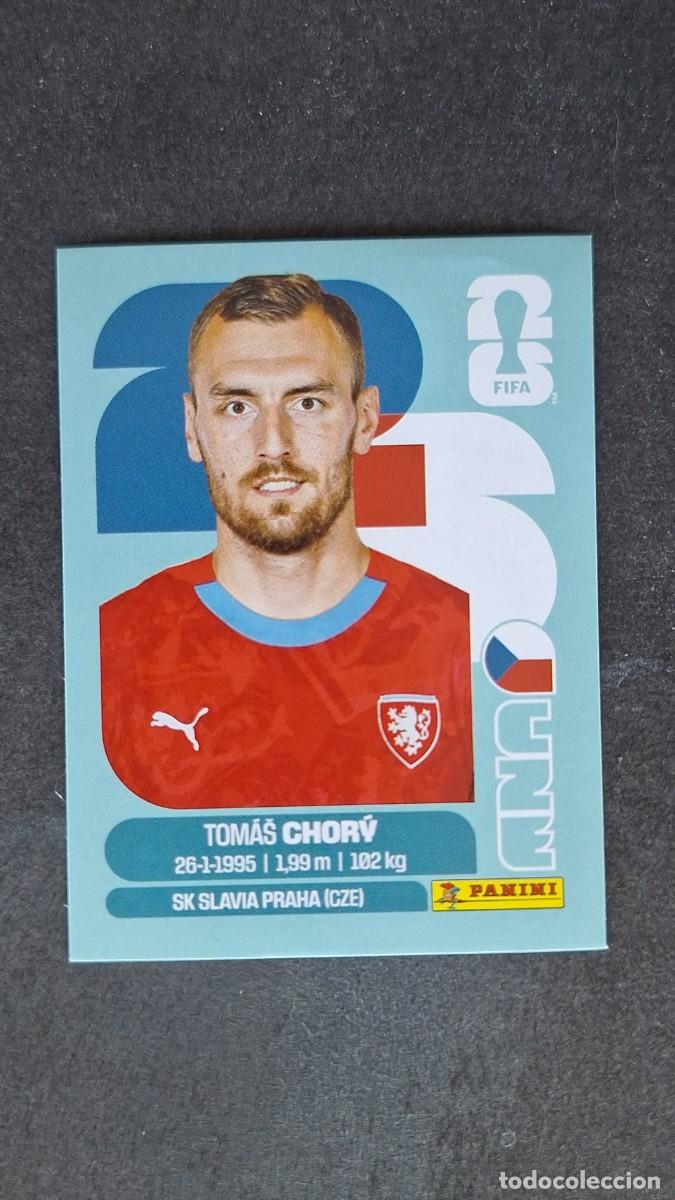 Cromos de F&uacute;tbol: L1 CHORY SELECCION REPUBLICA CHECA 17 MUNDIAL FIFA WORLD CUP 2026 PANINI NUNCA PEGADO SIN PEGAR