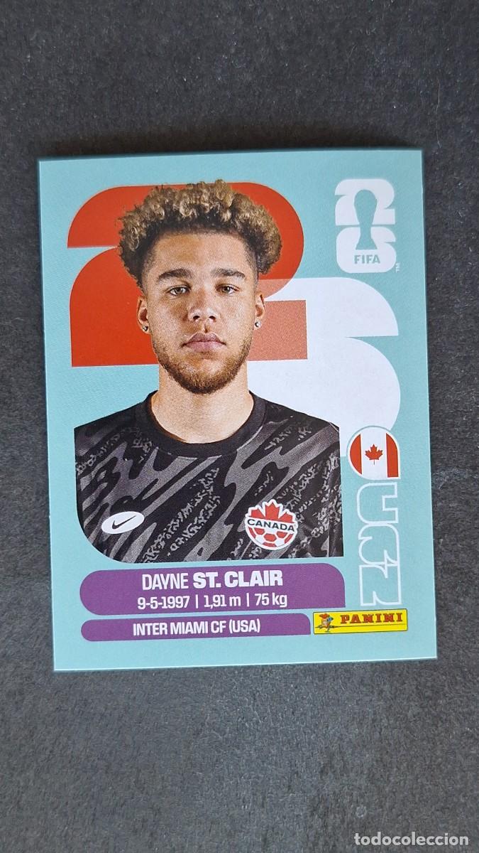 Cromos de F&uacute;tbol: L1 ST. CLAIR SELECCION CANADA 2 MUNDIAL FIFA WORLD CUP 2026 PANINI NUNCA PEGADO SIN PEGAR