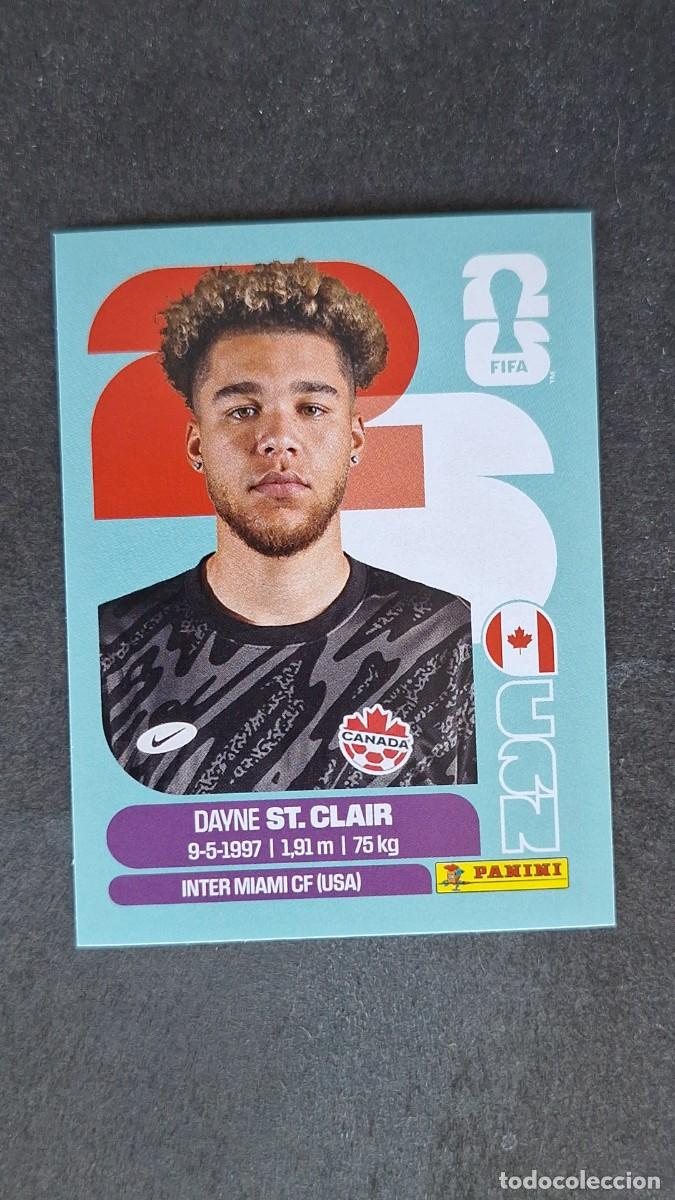 Cromos de F&uacute;tbol: L1 ST. CLAIR SELECCION CANADA 2 MUNDIAL FIFA WORLD CUP 2026 PANINI NUNCA PEGADO SIN PEGAR