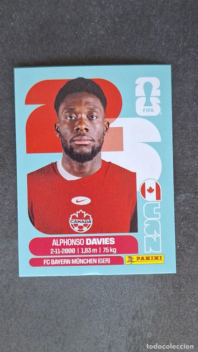 Cromos de F&uacute;tbol: L1 DAVIES SELECCION CANADA 3 MUNDIAL FIFA WORLD CUP 2026 PANINI NUNCA PEGADO SIN PEGAR