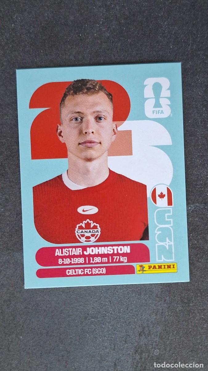 Cromos de F&uacute;tbol: L1 JOHNSTON SELECCION CANADA 4 MUNDIAL FIFA WORLD CUP 2026 PANINI NUNCA PEGADO SIN PEGAR