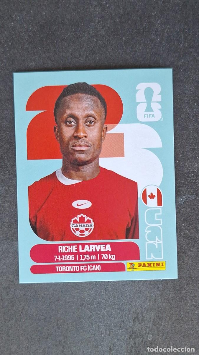 Cromos de F&uacute;tbol: L1 LARYEA SELECCION CANADA 6 MUNDIAL FIFA WORLD CUP 2026 PANINI NUNCA PEGADO SIN PEGAR