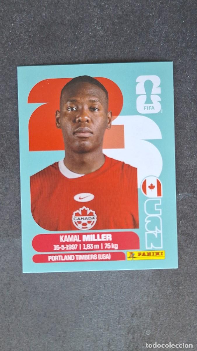 Cromos de F&uacute;tbol: L1 MILLER SELECCION CANADA 9 MUNDIAL FIFA WORLD CUP 2026 PANINI NUNCA PEGADO SIN PEGAR