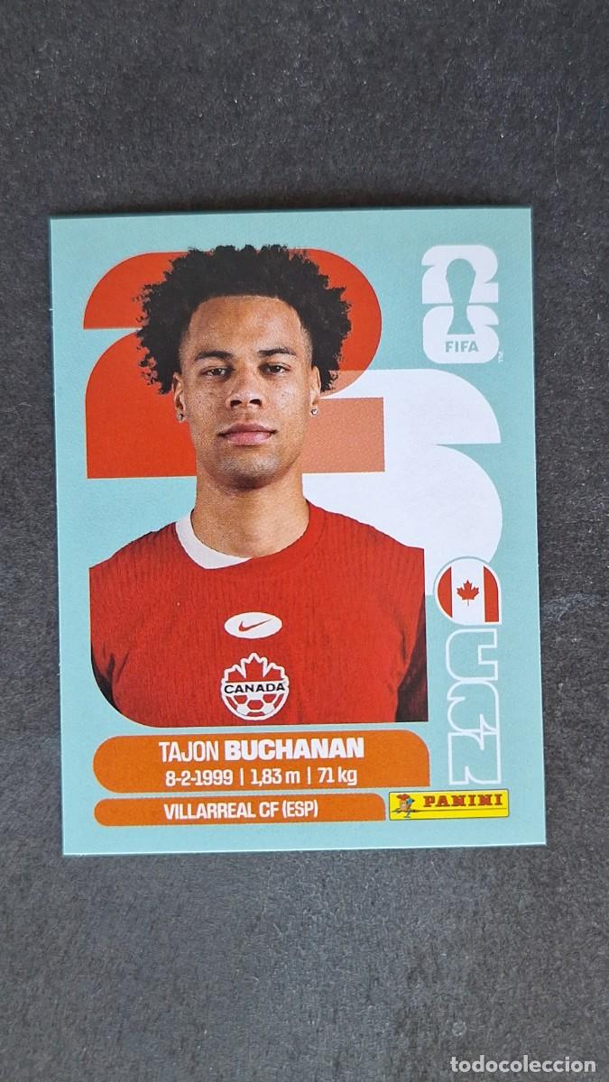 Cromos de F&uacute;tbol: L1 BUCHANAN SELECCION CANADA 17 MUNDIAL FIFA WORLD CUP 2026 PANINI NUNCA PEGADO SIN PEGAR