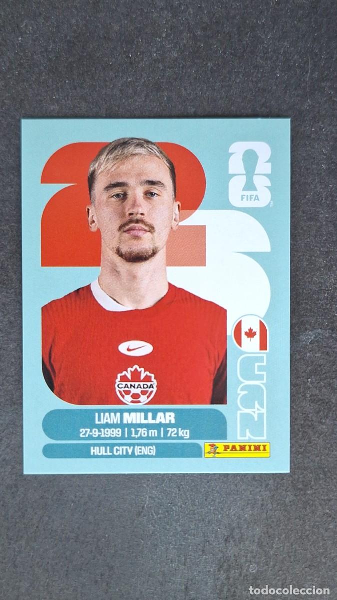 Cromos de F&uacute;tbol: L1 MILLAR SELECCION CANADA 18 MUNDIAL FIFA WORLD CUP 2026 PANINI NUNCA PEGADO SIN PEGAR