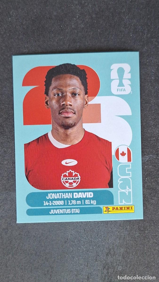 Cromos de F&uacute;tbol: L1 DAVID SELECCION CANADA 20 MUNDIAL FIFA WORLD CUP 2026 PANINI NUNCA PEGADO SIN PEGAR