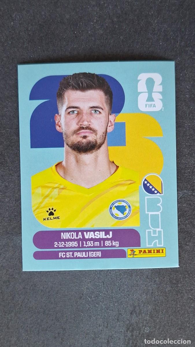 Cromos de F&uacute;tbol: L1 VASILJ SELECCION BOSNIA 2 MUNDIAL FIFA WORLD CUP 2026 PANINI NUNCA PEGADO SIN PEGAR