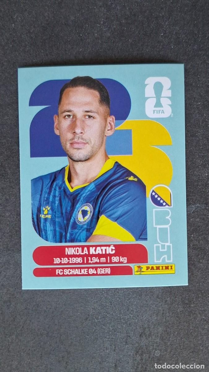 Cromos de F&uacute;tbol: L1 KATIC SELECCION BOSNIA 7 MUNDIAL FIFA WORLD CUP 2026 PANINI NUNCA PEGADO SIN PEGAR
