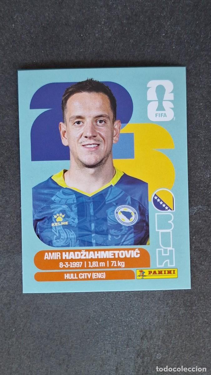 Cromos de F&uacute;tbol: L1 HADZIAHMETOVIC SELECCION BOSNIA 8 MUNDIAL FIFA WORLD CUP 2026 PANINI NUNCA PEGADO SIN PEGAR