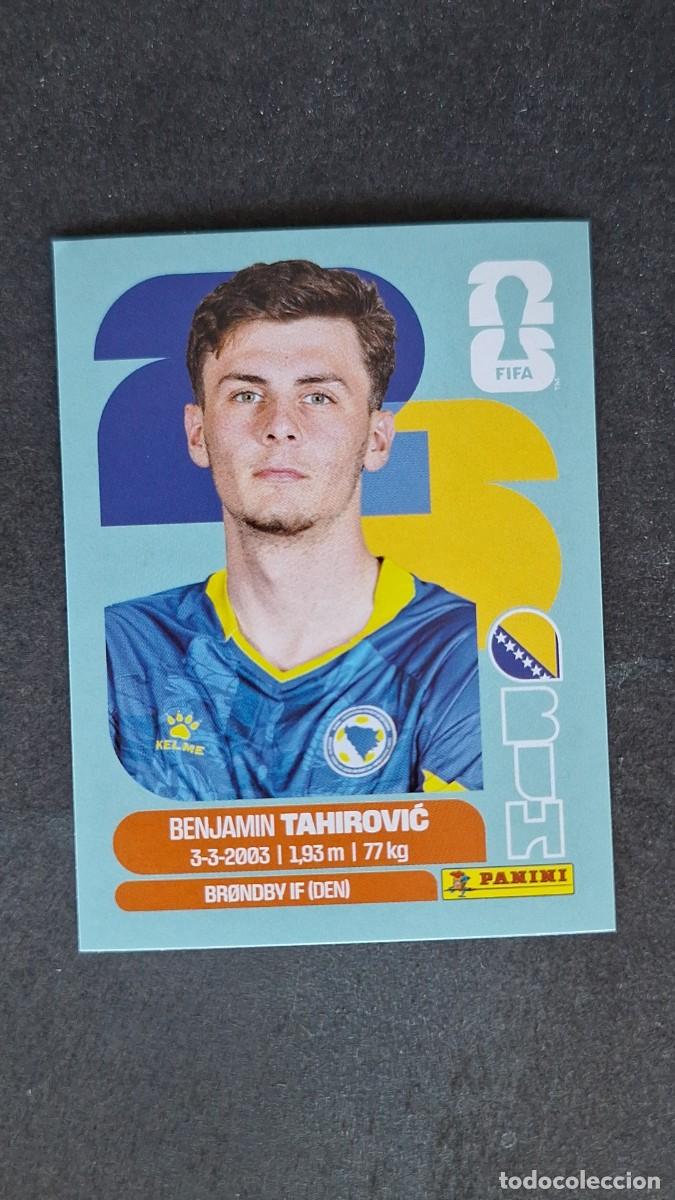 Cromos de F&uacute;tbol: L1 TAHIROVIC SELECCION BOSNIA 9 MUNDIAL FIFA WORLD CUP 2026 PANINI NUNCA PEGADO SIN PEGAR