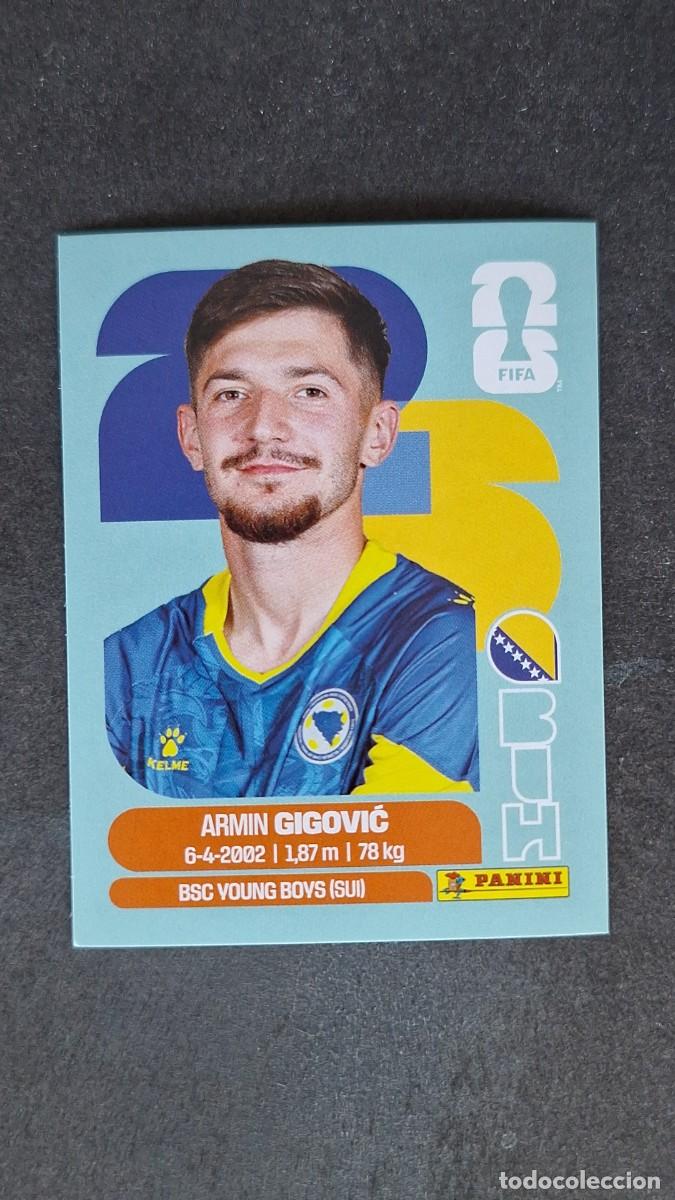 Cromos de Futebol: L1 GIGOVIC SELECCION BOSNIA 10 MUNDIAL FIFA WORLD CUP 2026 PANINI NUNCA PEGADO SIN PEGAR