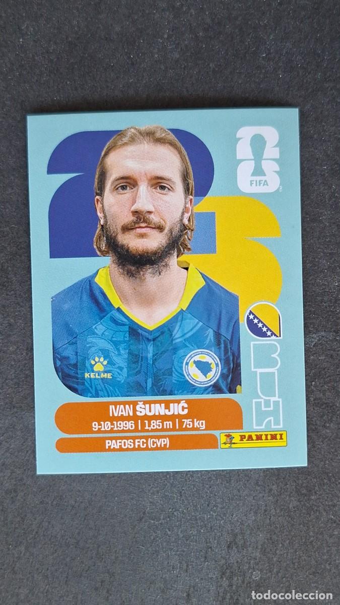 Cromos de Futebol: L1 SUNJIC SELECCION BOSNIA 11 MUNDIAL FIFA WORLD CUP 2026 PANINI NUNCA PEGADO SIN PEGAR
