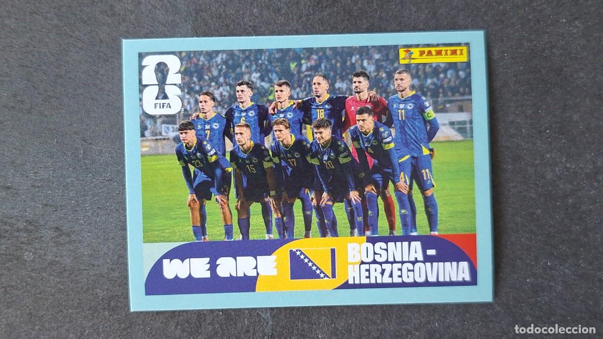 Cromos de Futebol: L1 EQUIPO SELECCION BOSNIA 13 MUNDIAL FIFA WORLD CUP 2026 PANINI NUNCA PEGADO SIN PEGAR