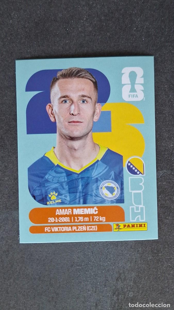 Figurine di Calcio: L1 MEMIC SELECCION BOSNIA 16 MUNDIAL FIFA WORLD CUP 2026 PANINI NUNCA PEGADO SIN PEGAR