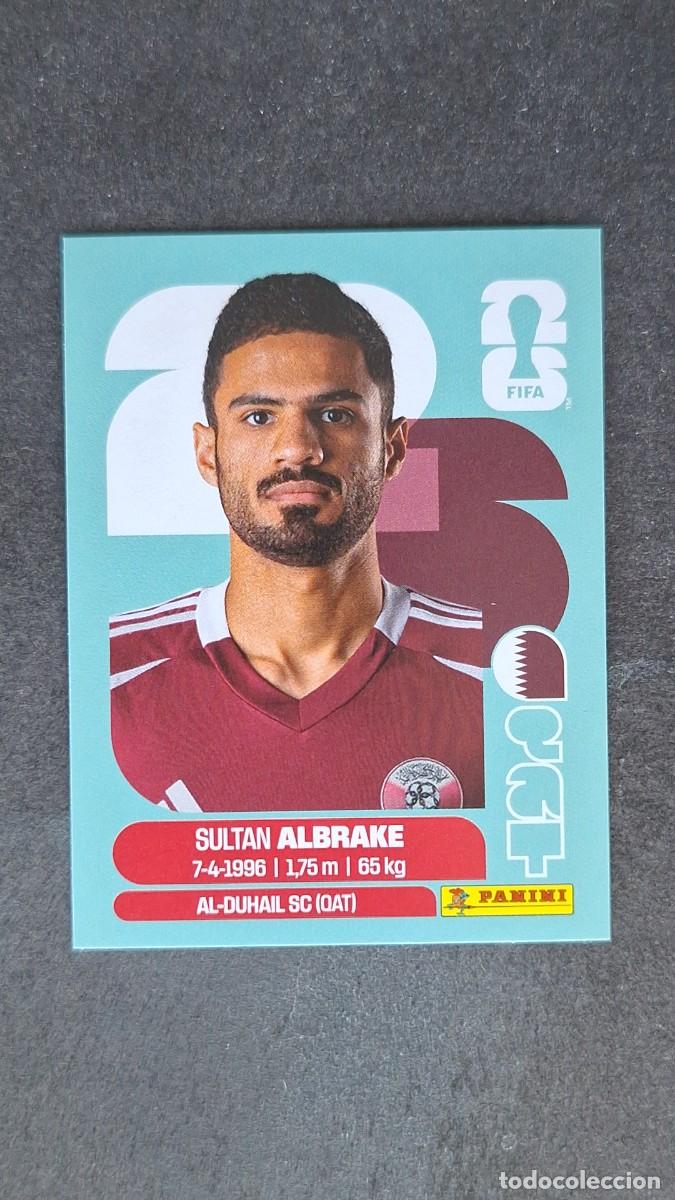 Figurine di Calcio: L1 ALBRAKE SELECCION QATAR 3 MUNDIAL FIFA WORLD CUP 2026 PANINI NUNCA PEGADO SIN PEGAR