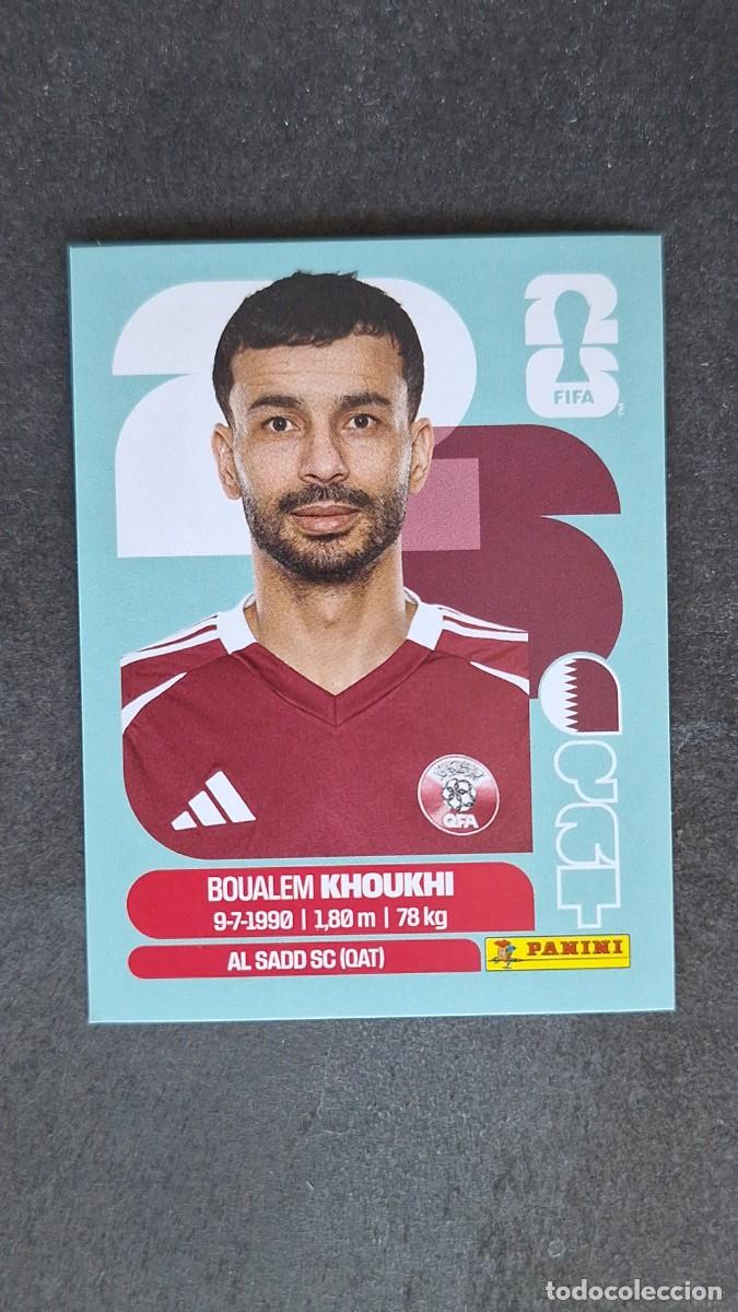 Figurine di Calcio: L1 KHOUKHI SELECCION QATAR 6 MUNDIAL FIFA WORLD CUP 2026 PANINI NUNCA PEGADO SIN PEGAR