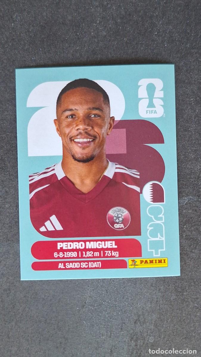 Figurine di Calcio: L1 PEDRO MIGUEL SELECCION QATAR 7 MUNDIAL FIFA WORLD CUP 2026 PANINI NUNCA PEGADO SIN PEGAR