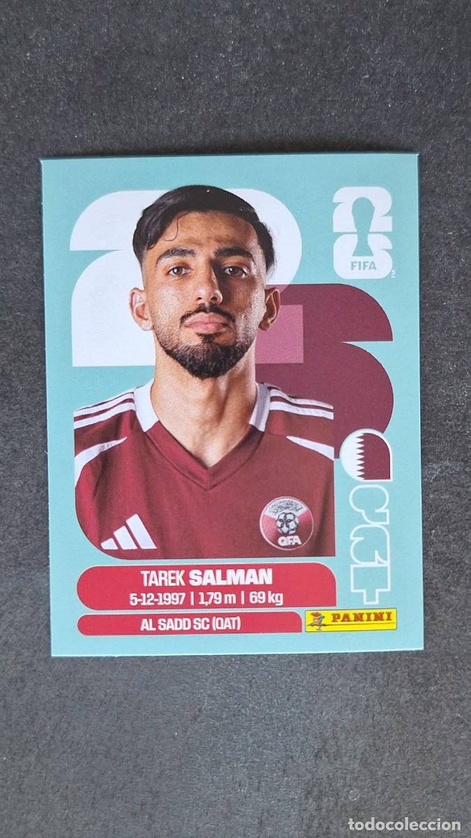 Figurine di Calcio: L1 SALMAN SELECCION QATAR 8 MUNDIAL FIFA WORLD CUP 2026 PANINI NUNCA PEGADO SIN PEGAR