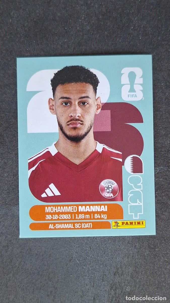 Figurine di Calcio: L1 MANNAI SELECCION QATAR 9 MUNDIAL FIFA WORLD CUP 2026 PANINI NUNCA PEGADO SIN PEGAR