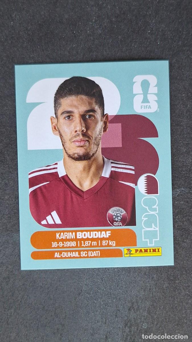 Figurine di Calcio: L1 BOUDIAF SELECCION QATAR 10 MUNDIAL FIFA WORLD CUP 2026 PANINI NUNCA PEGADO SIN PEGAR