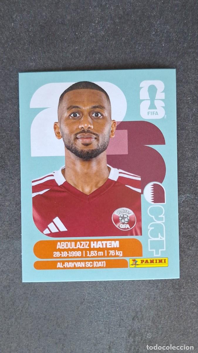 Cromos de F&uacute;tbol: L1 HATEM SELECCION QATAR 15 MUNDIAL FIFA WORLD CUP 2026 PANINI NUNCA PEGADO SIN PEGAR