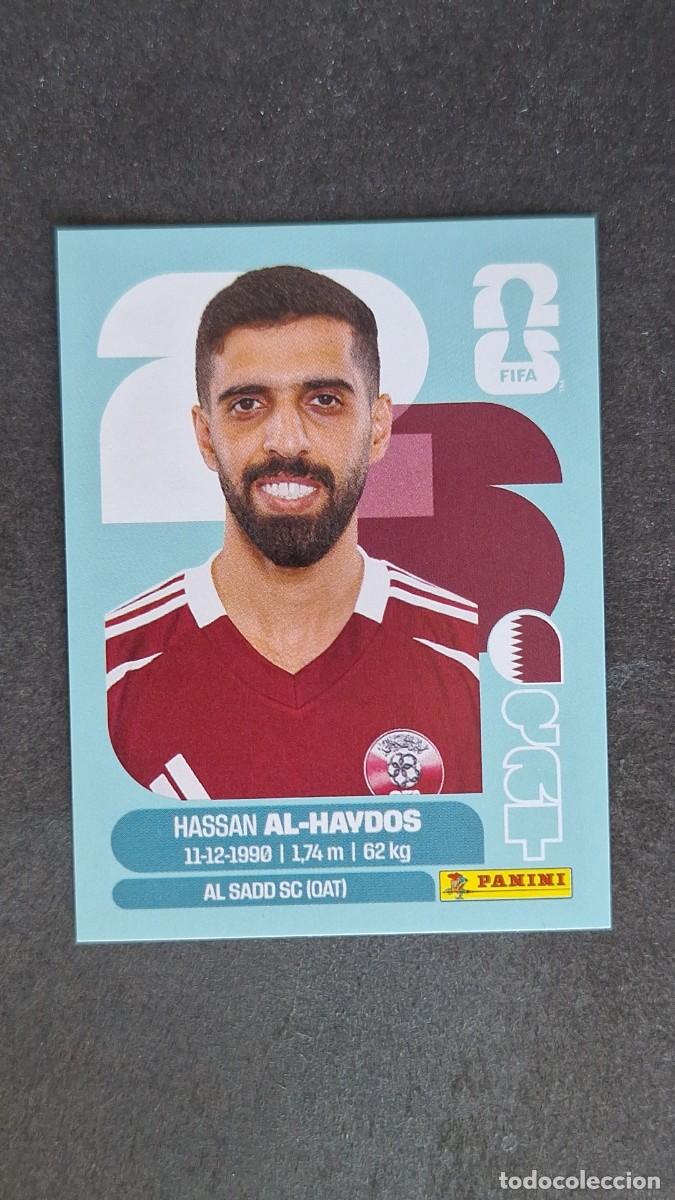 Cromos de F&uacute;tbol: L1 AL-HAYDOS SELECCION QATAR 16 MUNDIAL FIFA WORLD CUP 2026 PANINI NUNCA PEGADO SIN PEGAR