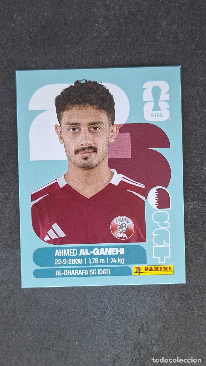Cromos de F&uacute;tbol: L1 AL-GANEHI SELECCION QATAR 19 MUNDIAL FIFA WORLD CUP 2026 PANINI NUNCA PEGADO SIN PEGAR