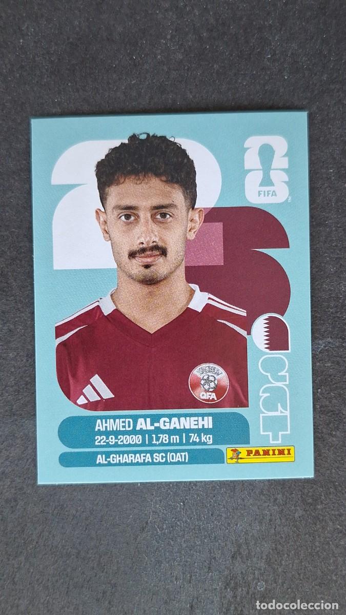 Cromos de F&uacute;tbol: L1 AL-GANEHI SELECCION QATAR 19 MUNDIAL FIFA WORLD CUP 2026 PANINI NUNCA PEGADO SIN PEGAR