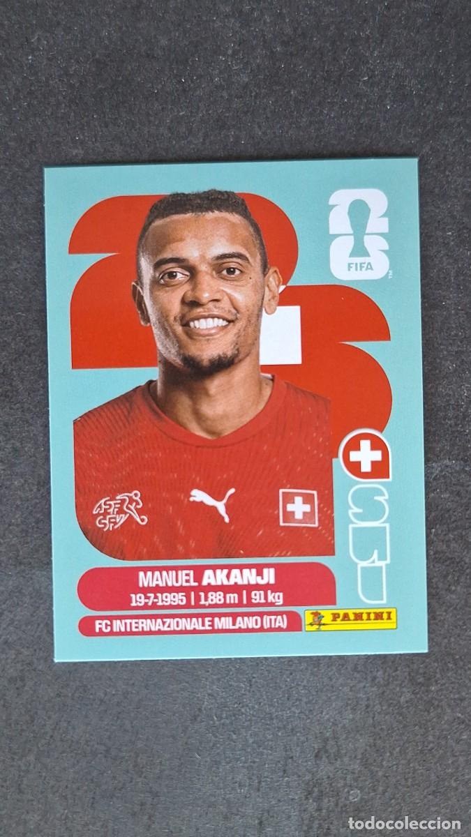 Cromos de F&uacute;tbol: L1 AKANJI SELECCION SUIZA 4 MUNDIAL FIFA WORLD CUP 2026 PANINI NUNCA PEGADO SIN PEGAR