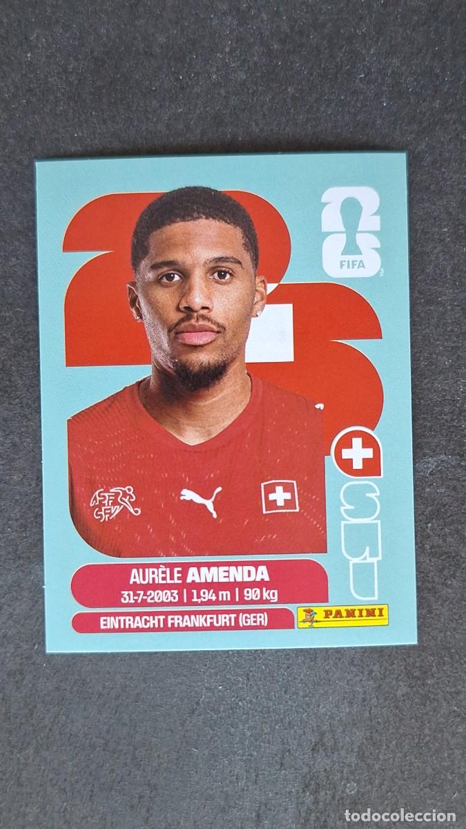 Cromos de F&uacute;tbol: L1 AMENDA SELECCION SUIZA 7 MUNDIAL FIFA WORLD CUP 2026 PANINI NUNCA PEGADO SIN PEGAR