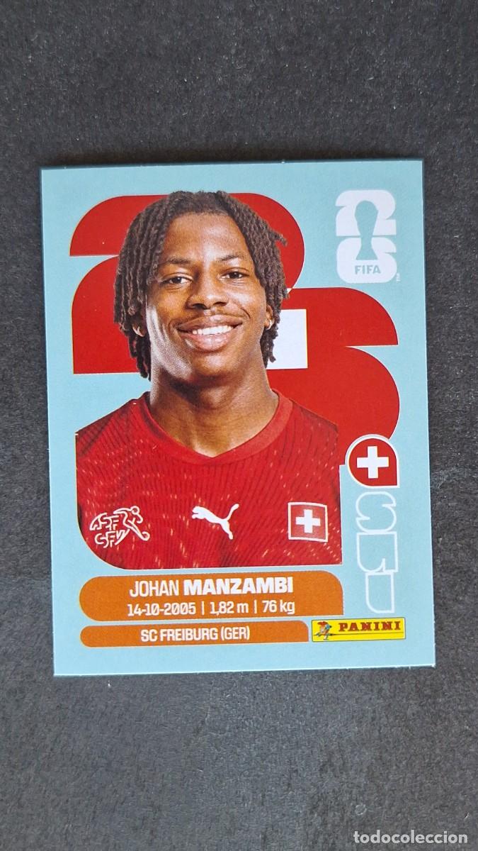 Cromos de F&uacute;tbol: L1 MANZAMBI SELECCION SUIZA 15 MUNDIAL FIFA WORLD CUP 2026 PANINI NUNCA PEGADO SIN PEGAR