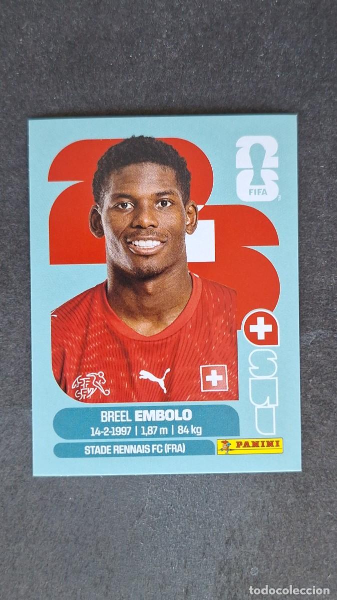 Cromos de F&uacute;tbol: L1 EMBOLO SELECCION SUIZA 17 MUNDIAL FIFA WORLD CUP 2026 PANINI NUNCA PEGADO SIN PEGAR