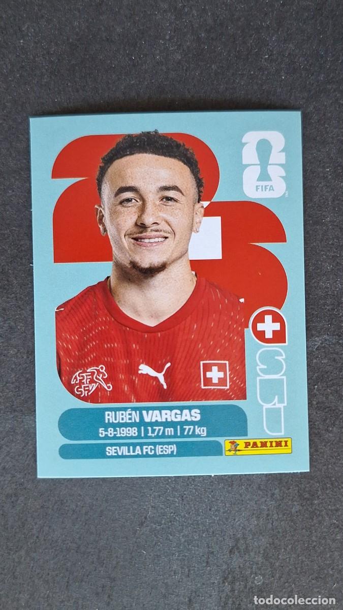Cromos de F&uacute;tbol: L1 VARGAS SELECCION SUIZA 18 MUNDIAL FIFA WORLD CUP 2026 PANINI NUNCA PEGADO SIN PEGAR