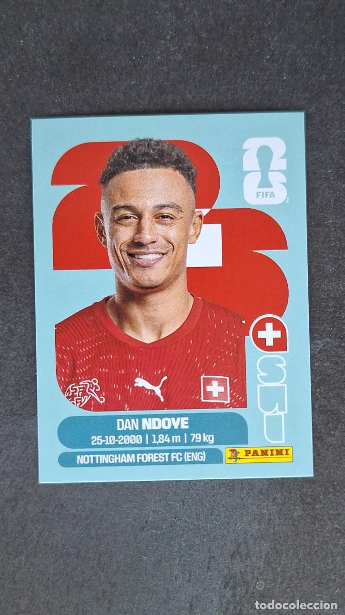Cromos de F&uacute;tbol: L1 NDOYE SELECCION SUIZA 19 MUNDIAL FIFA WORLD CUP 2026 PANINI NUNCA PEGADO SIN PEGAR