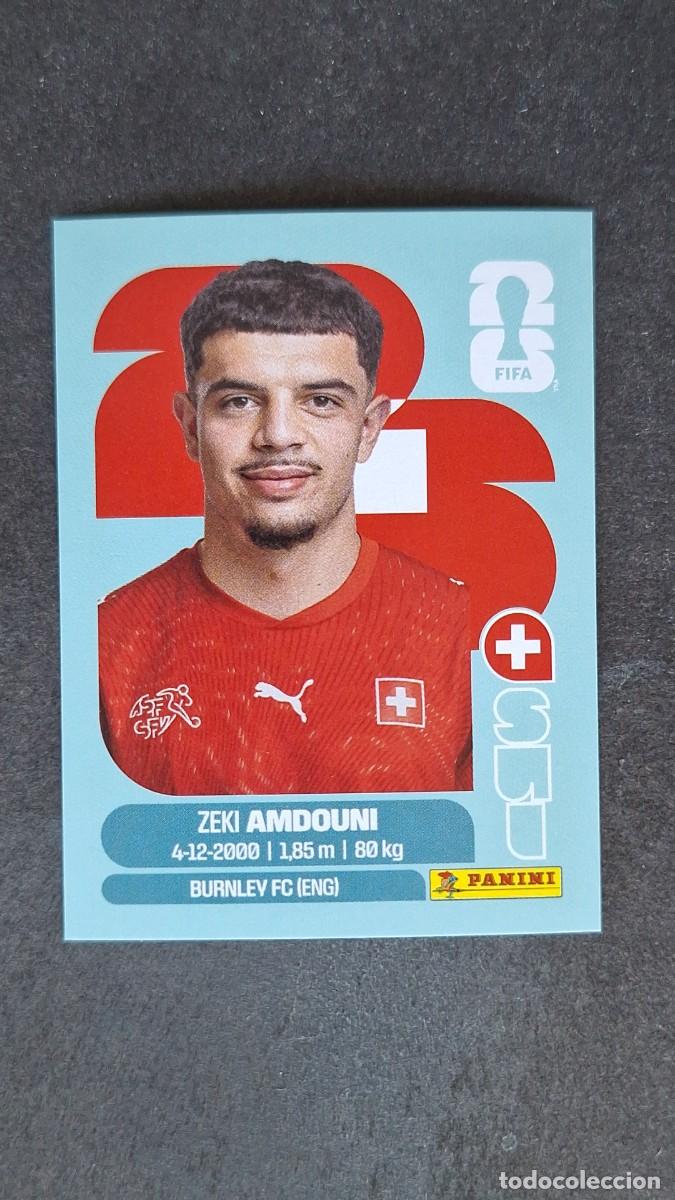 Cromos de F&uacute;tbol: L1 AMDOUNI SELECCION SUIZA 20 MUNDIAL FIFA WORLD CUP 2026 PANINI NUNCA PEGADO SIN PEGAR
