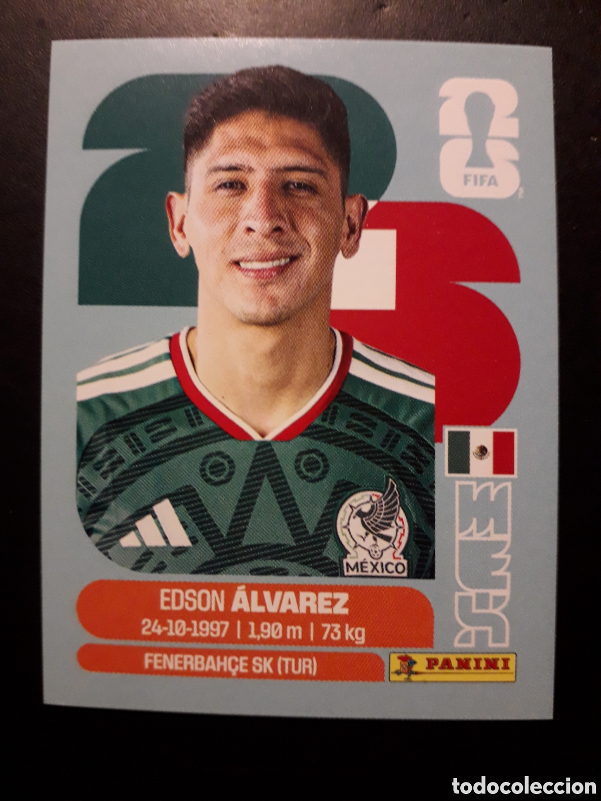 Cromos de F&uacute;tbol: &Aacute;LVAREZ M&Eacute;XICO MEX 10 MUNDIAL F&Uacute;TBOL 2026 FIFA WORLD CUP PANINI SIN PEGAR PEDIDO M&Iacute;NIMO 3&euro;