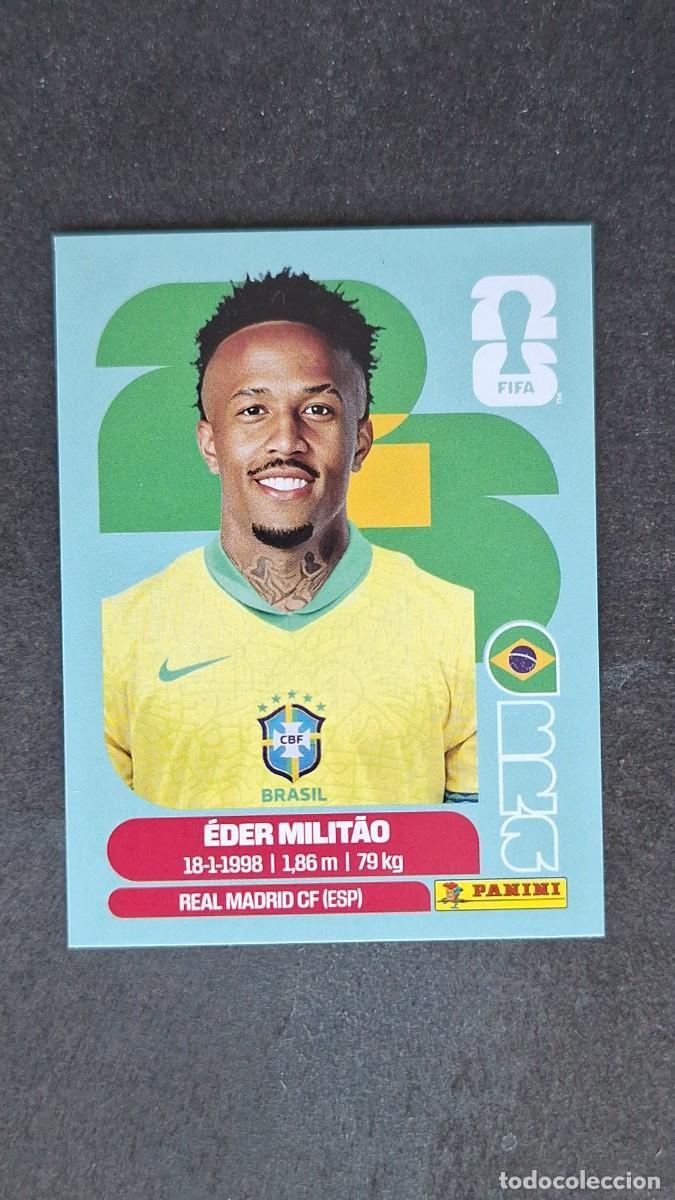 Cromos de F&uacute;tbol: L1 MILITAO SELECCION BRASIL 5 MUNDIAL FIFA WORLD CUP 2026 PANINI NUNCA PEGADO SIN PEGAR