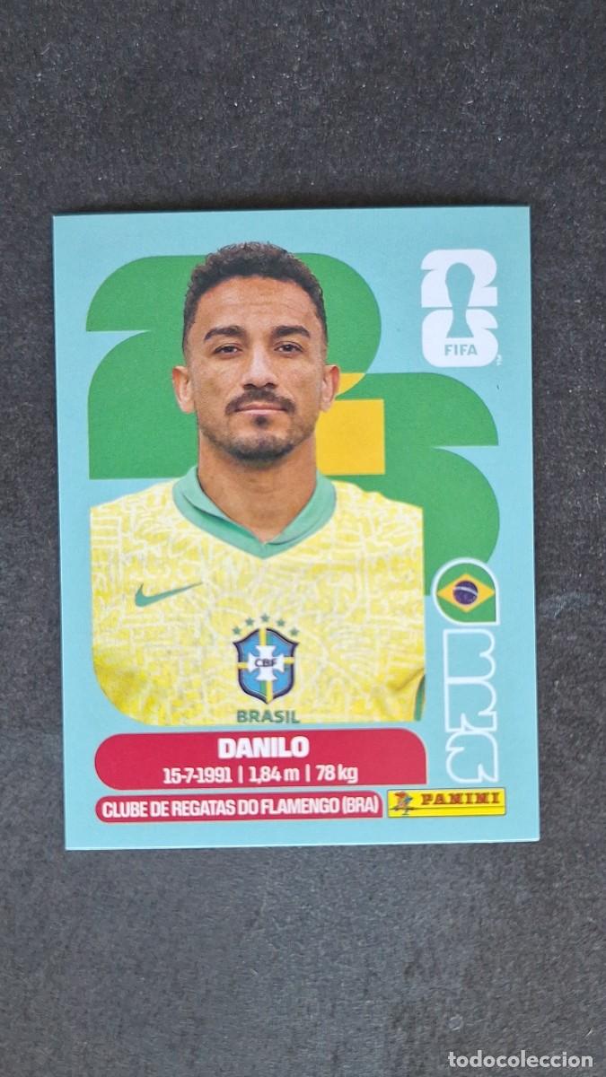 Cromos de F&uacute;tbol: L1 DANILO SELECCION BRASIL 7 MUNDIAL FIFA WORLD CUP 2026 PANINI NUNCA PEGADO SIN PEGAR