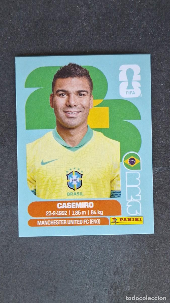 Cromos de F&uacute;tbol: L1 CASEMIRO SELECCION BRASIL 10 MUNDIAL FIFA WORLD CUP 2026 PANINI NUNCA PEGADO SIN PEGAR