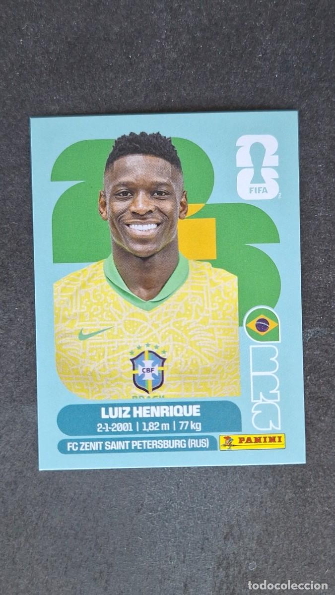 Cromos de F&uacute;tbol: L1 LUIZ HENRIQUE SELECCION BRASIL 12 MUNDIAL FIFA WORLD CUP 2026 PANINI NUNCA PEGADO SIN PEGAR