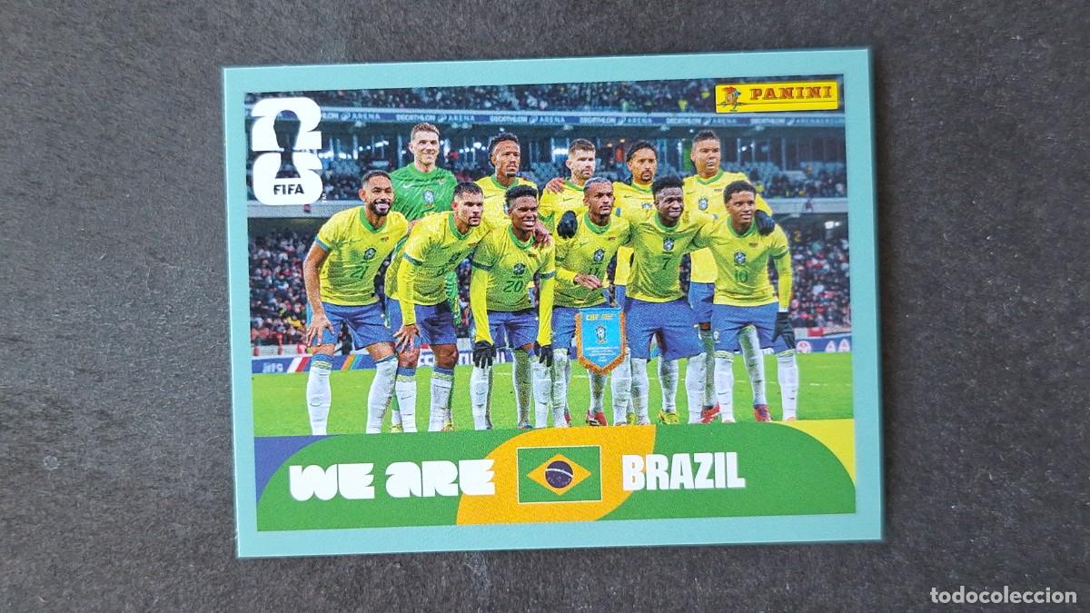 Cromos de F&uacute;tbol: L1 EQUIPO SELECCION BRASIL 13 MUNDIAL FIFA WORLD CUP 2026 PANINI NUNCA PEGADO SIN PEGAR