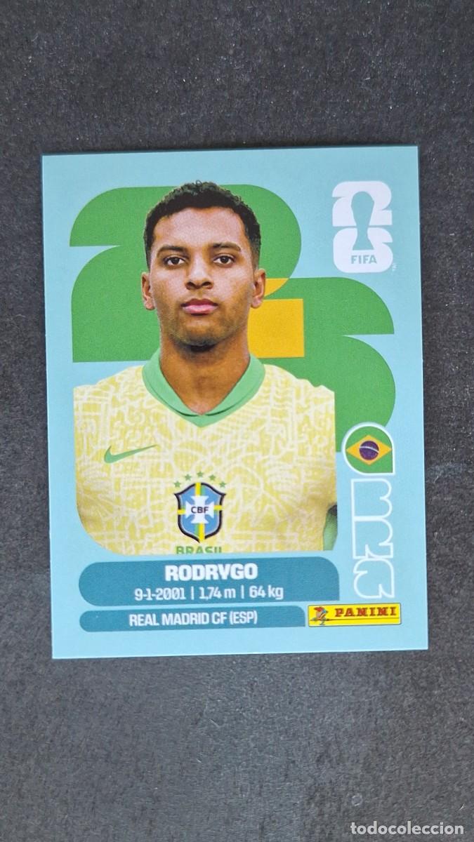 Cromos de F&uacute;tbol: L1 RODRYGO SELECCION BRASIL 15 MUNDIAL FIFA WORLD CUP 2026 PANINI NUNCA PEGADO SIN PEGAR