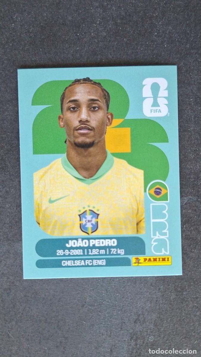 Cromos de F&uacute;tbol: L1 JOAO PEDRO SELECCION BRASIL 16 MUNDIAL FIFA WORLD CUP 2026 PANINI NUNCA PEGADO SIN PEGAR