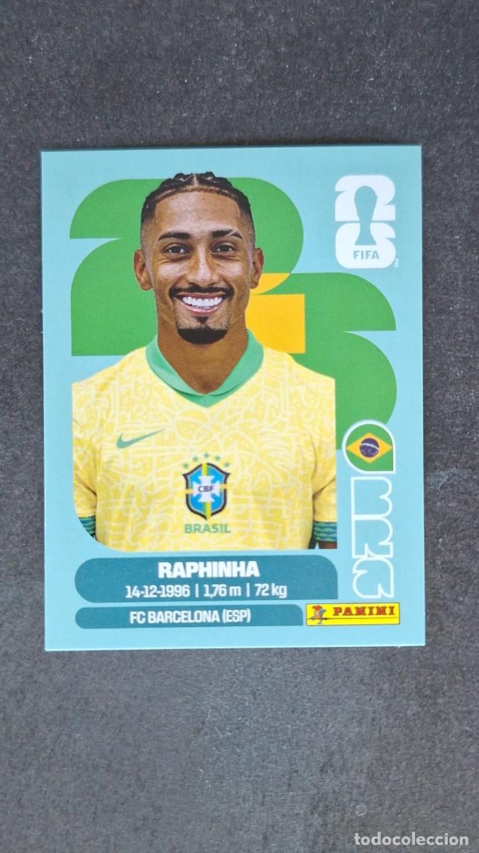 Cromos de F&uacute;tbol: L1 RAPHINHA SELECCION BRASIL 19 MUNDIAL FIFA WORLD CUP 2026 PANINI NUNCA PEGADO SIN PEGAR