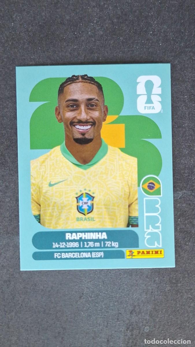 Cromos de F&uacute;tbol: L1 RAPHINHA SELECCION BRASIL 19 MUNDIAL FIFA WORLD CUP 2026 PANINI NUNCA PEGADO SIN PEGAR