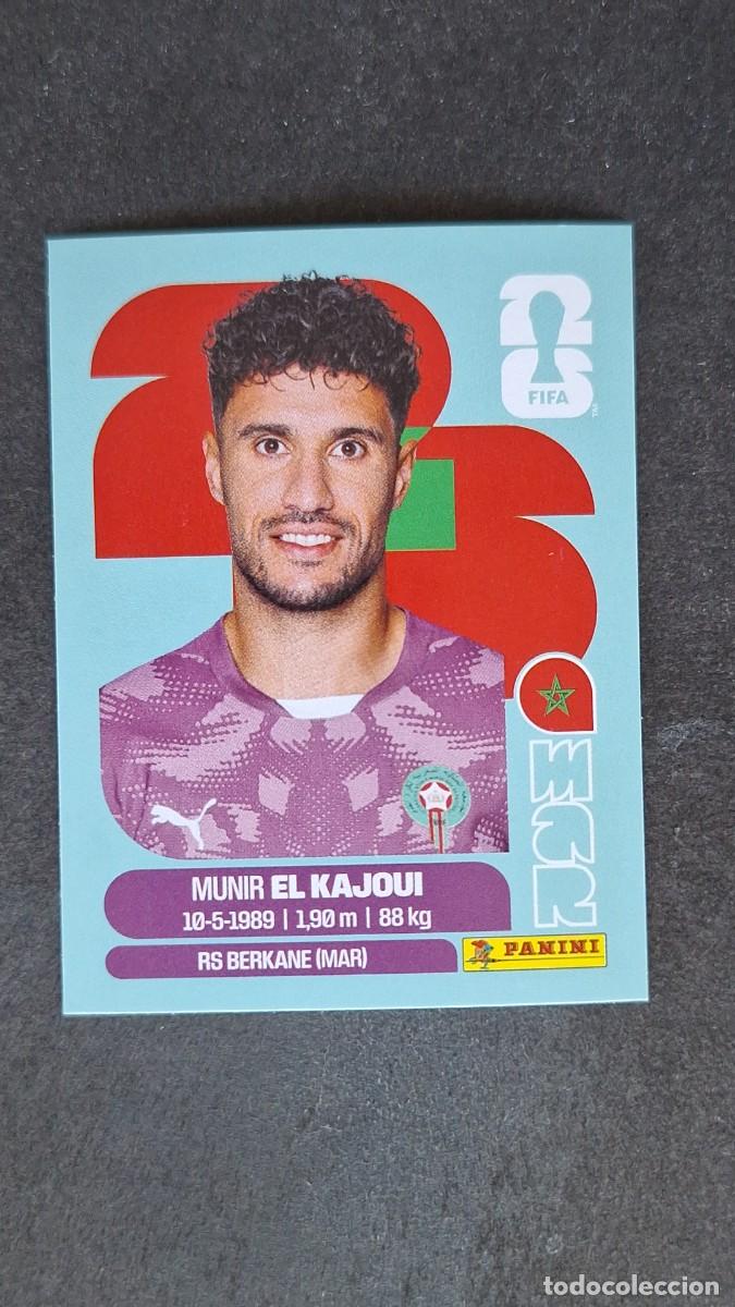 Cromos de F&uacute;tbol: L1 EL KAJOUI SELECCION MARRUECOS 3 MUNDIAL FIFA WORLD CUP 2026 PANINI NUNCA PEGADO SIN PEGAR