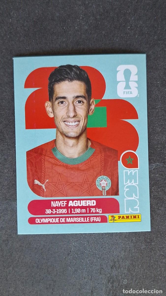 Cromos de F&uacute;tbol: L1 AGUERD SELECCION MARRUECOS 6 MUNDIAL FIFA WORLD CUP 2026 PANINI NUNCA PEGADO SIN PEGAR