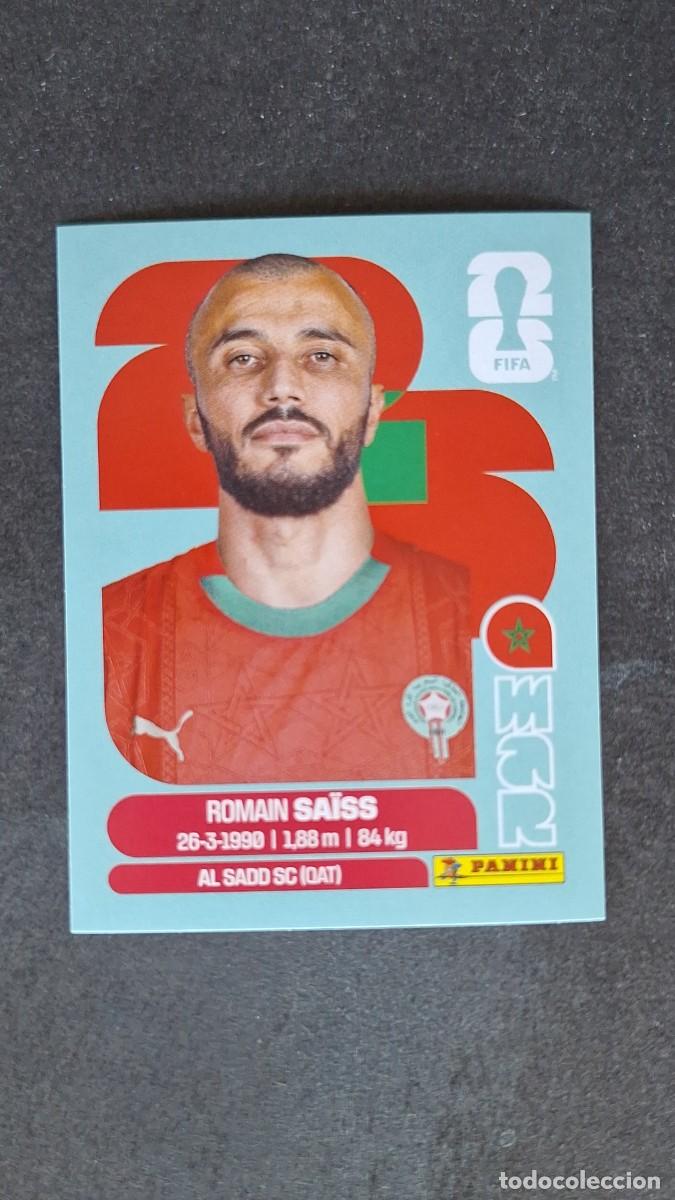 Cromos de F&uacute;tbol: L1 SA&Iuml;SS SELECCION MARRUECOS 7 MUNDIAL FIFA WORLD CUP 2026 PANINI NUNCA PEGADO SIN PEGAR